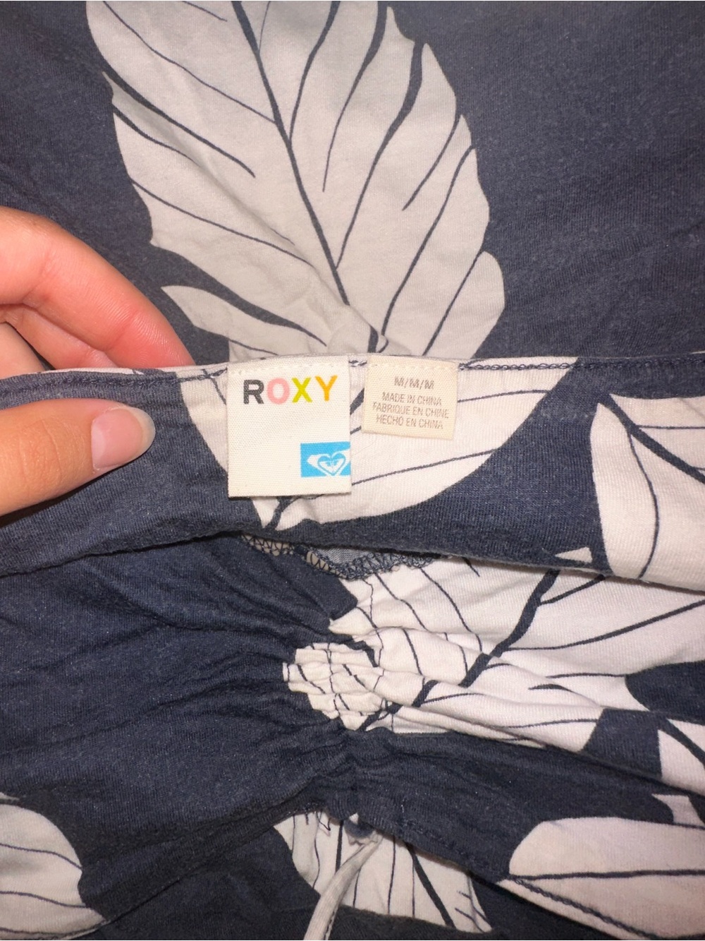 Roxy Navy and White Floral Women’s Dress